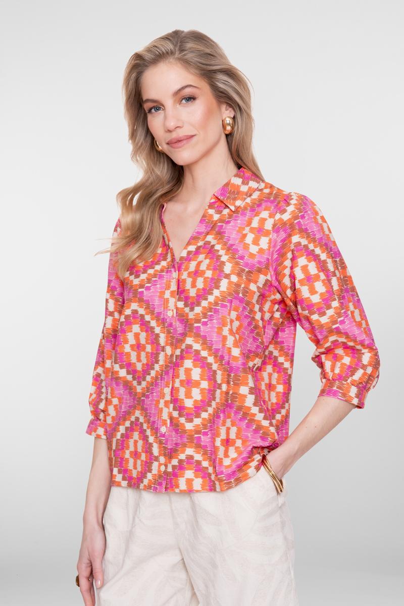 Geisha Blouse 63468-20 Roze 1