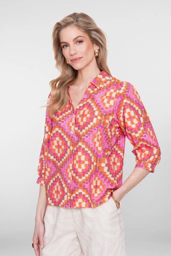 Geisha Blouse 63468-20 Roze 1
