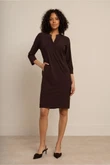 Studio Anneloes Jurk Simplicity dress Bruin 3