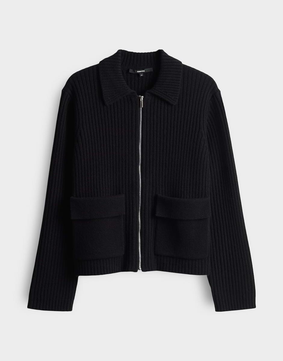 SOMEDAY Vest Teruby Zwart 2