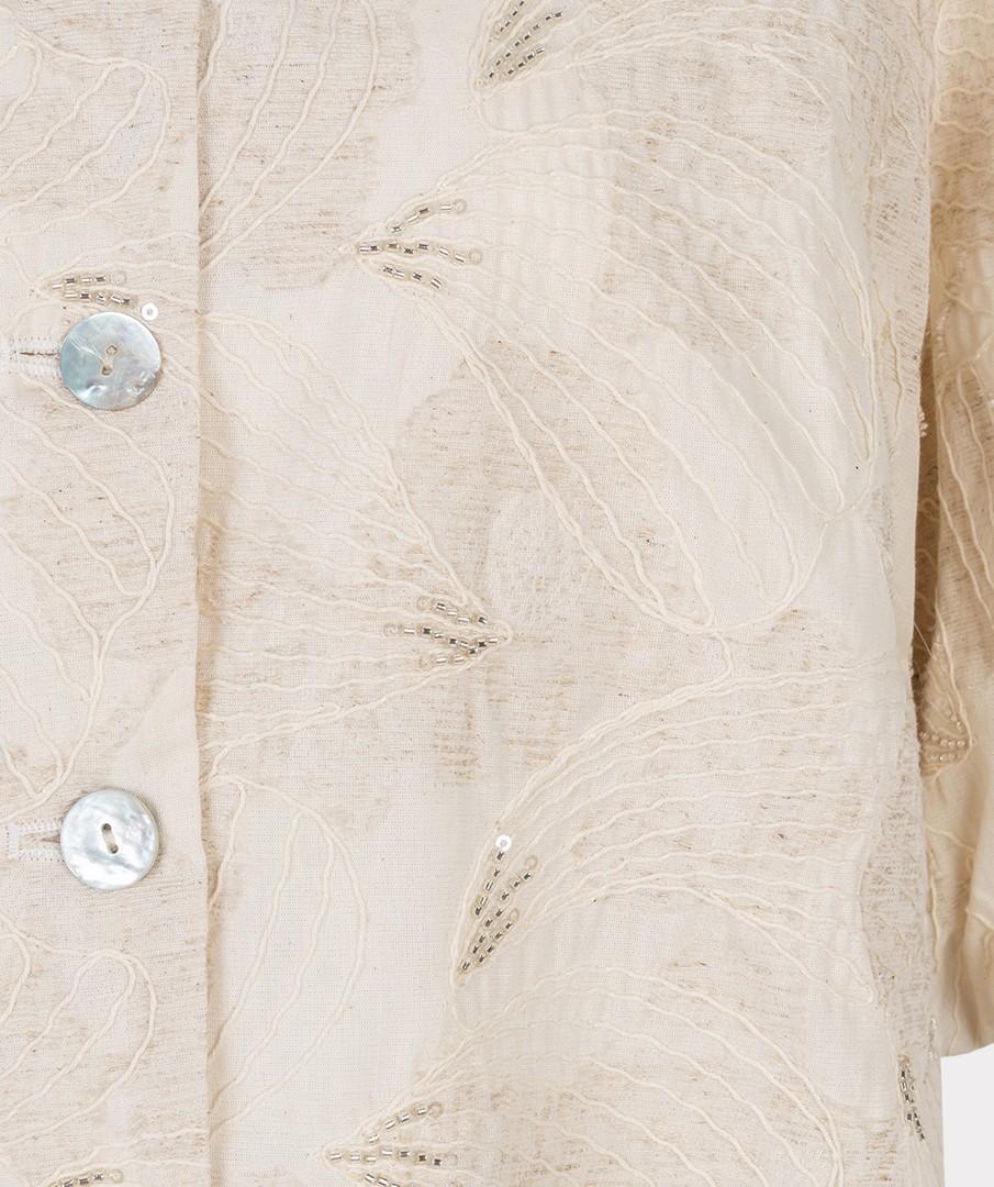 EsQualo Blouse SP26.28005 Beige 5