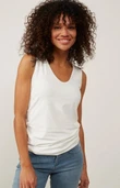 YAYA Top 01-709047-N Off-White 1