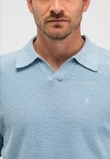 Butcher of Blue Polo Boucle Blauw 5