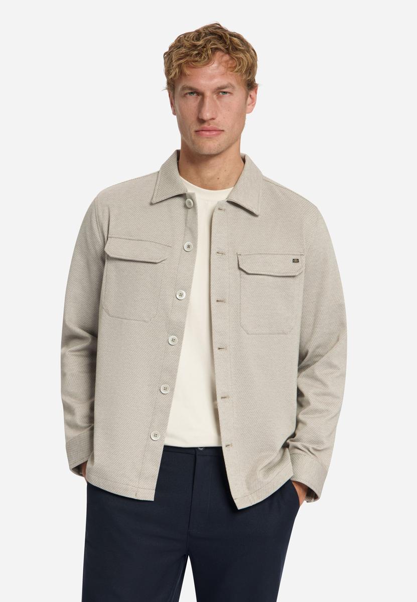 No Excess Overshirt 33510805 Beige 2