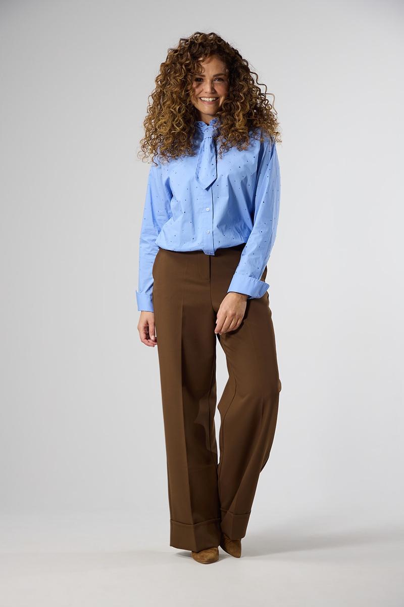 Label DOT Blouse 2621029 Blauw 6