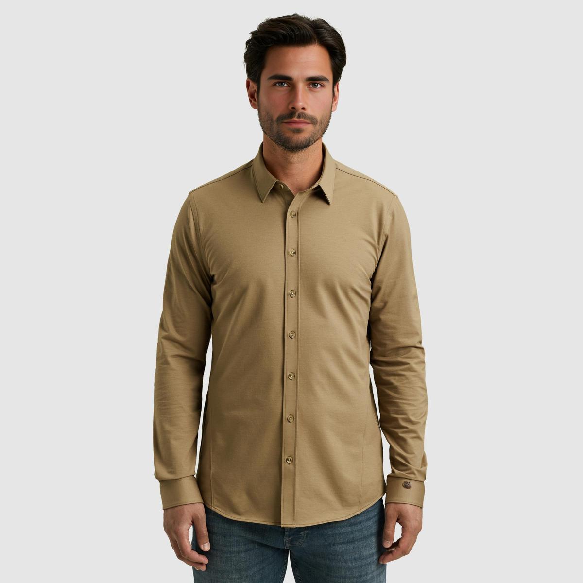 Cast Iron Overhemd CSI2509220 Beige 1