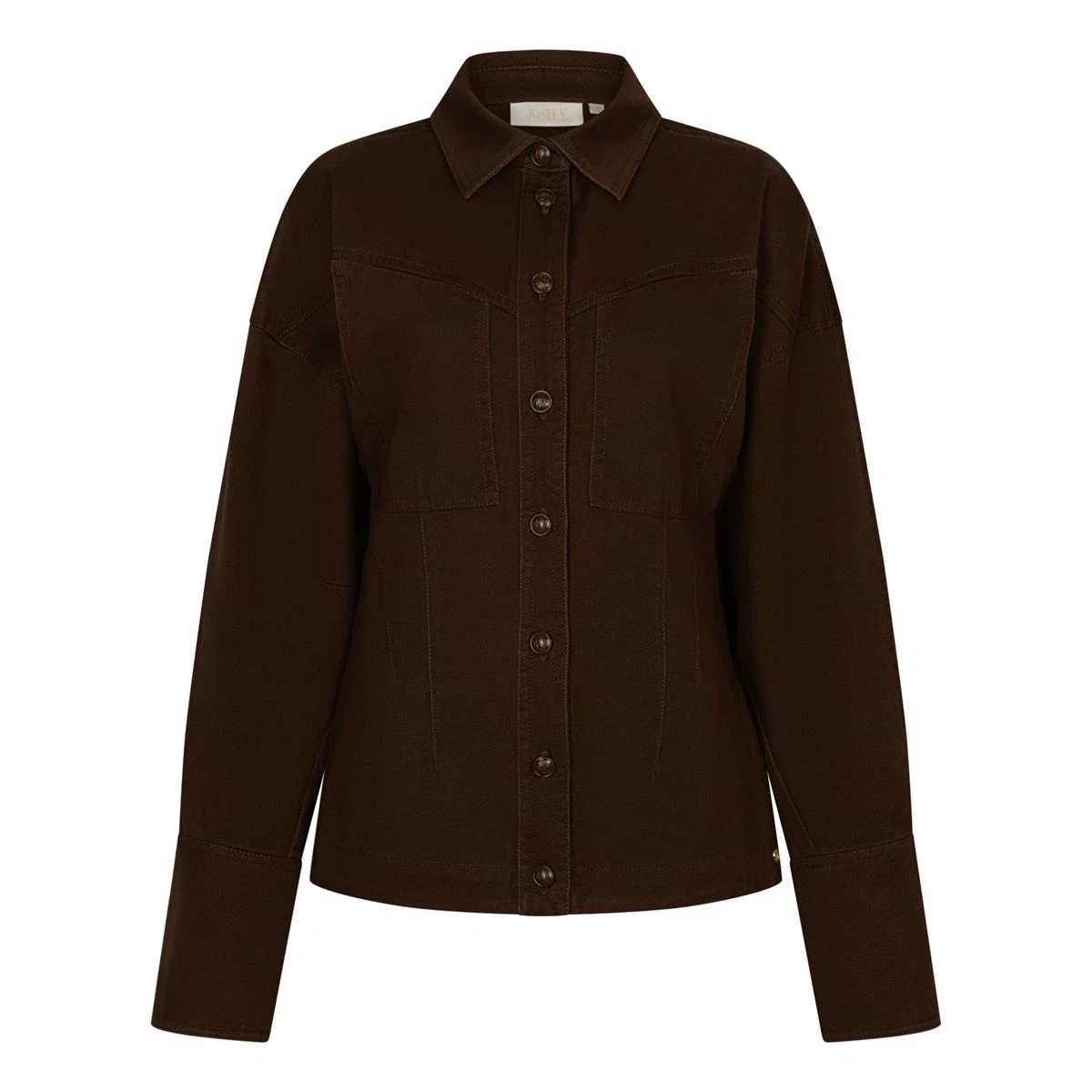 Josh V Blouse Nura Bruin 1