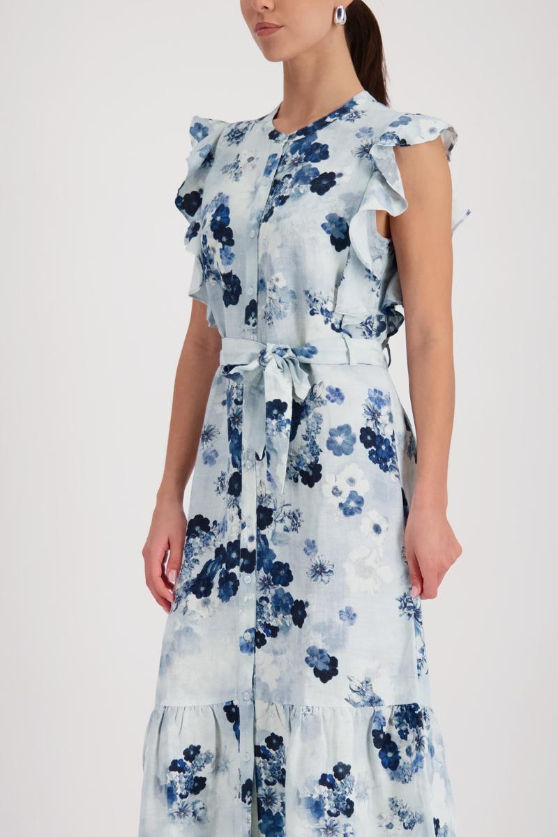 Monari Jurk 410778 Blauw 4