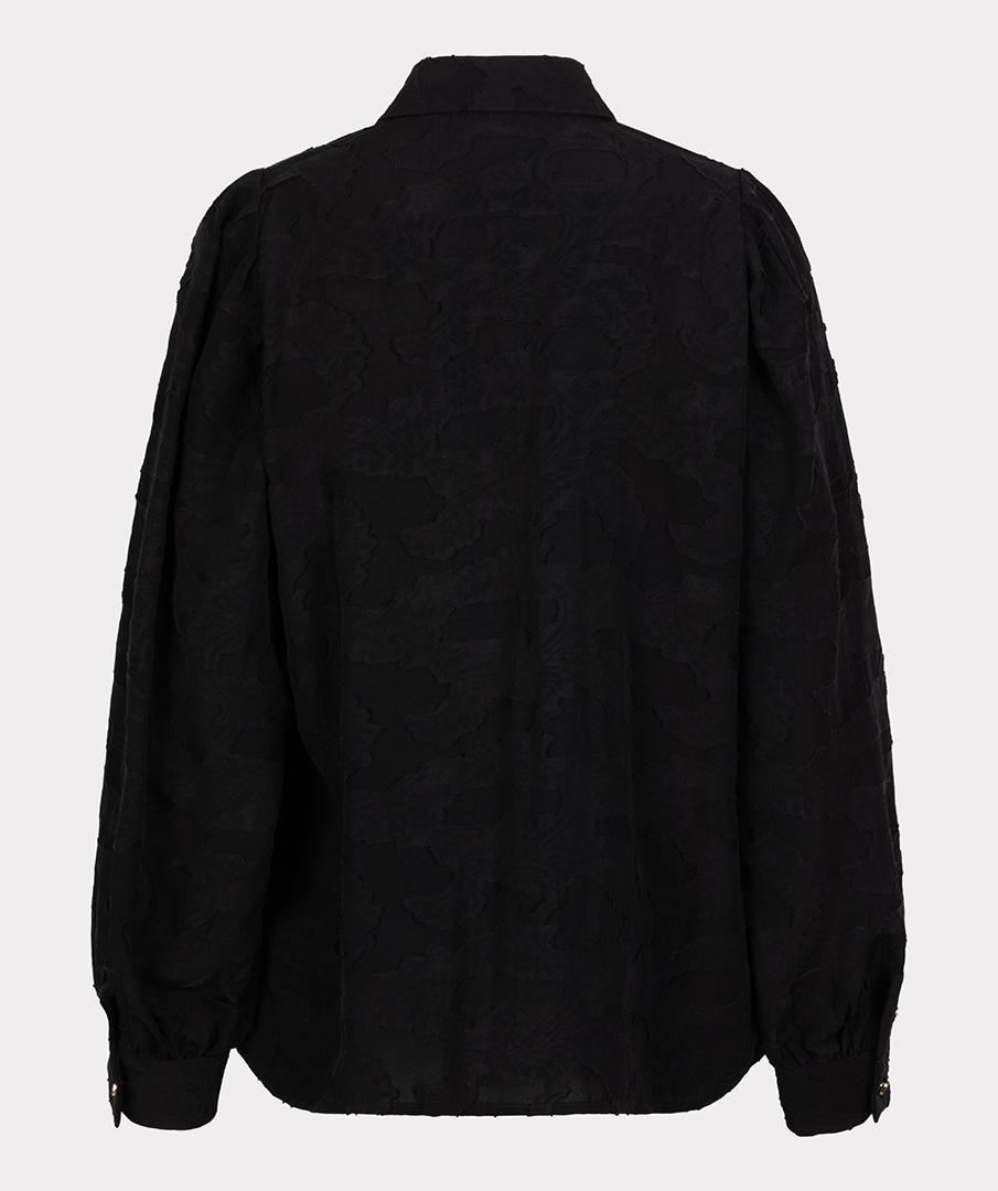 EsQualo Blouse W25.15712 Zwart 2