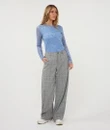 EsQualo Longsleeve W26.30724 Blauw 6