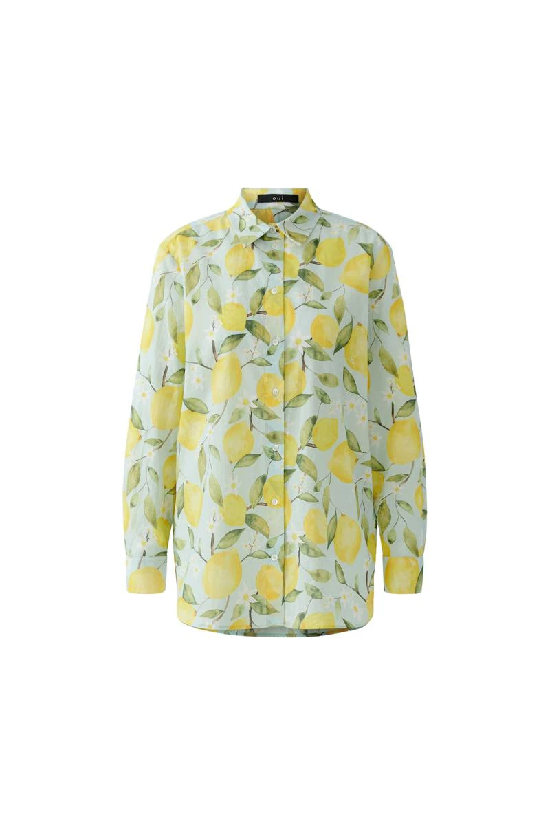 Oui Blouse 0097535 Geel 2