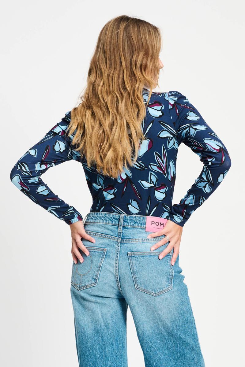 POM Amsterdam T-Shirt SP9334 Blauw 5