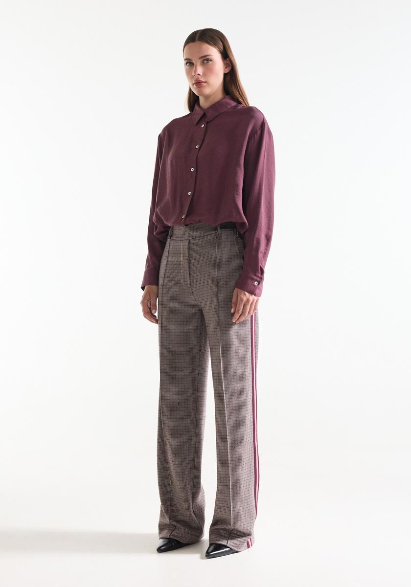 Jansen Amsterdam Pantalon ALEIDOU W26 Rood 2