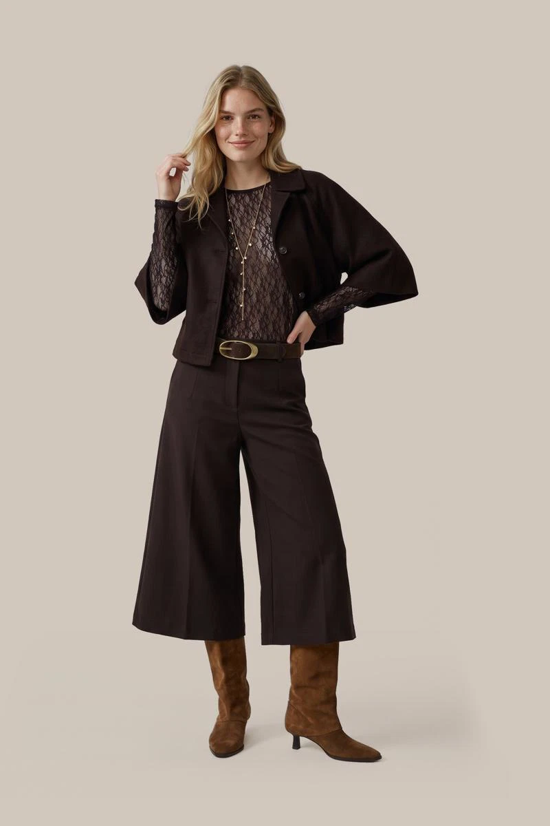 &Co Woman Pantalon PA480 Bruin 2