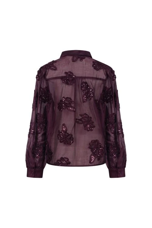 NUKUS Blouse NKF02156 Rood 3