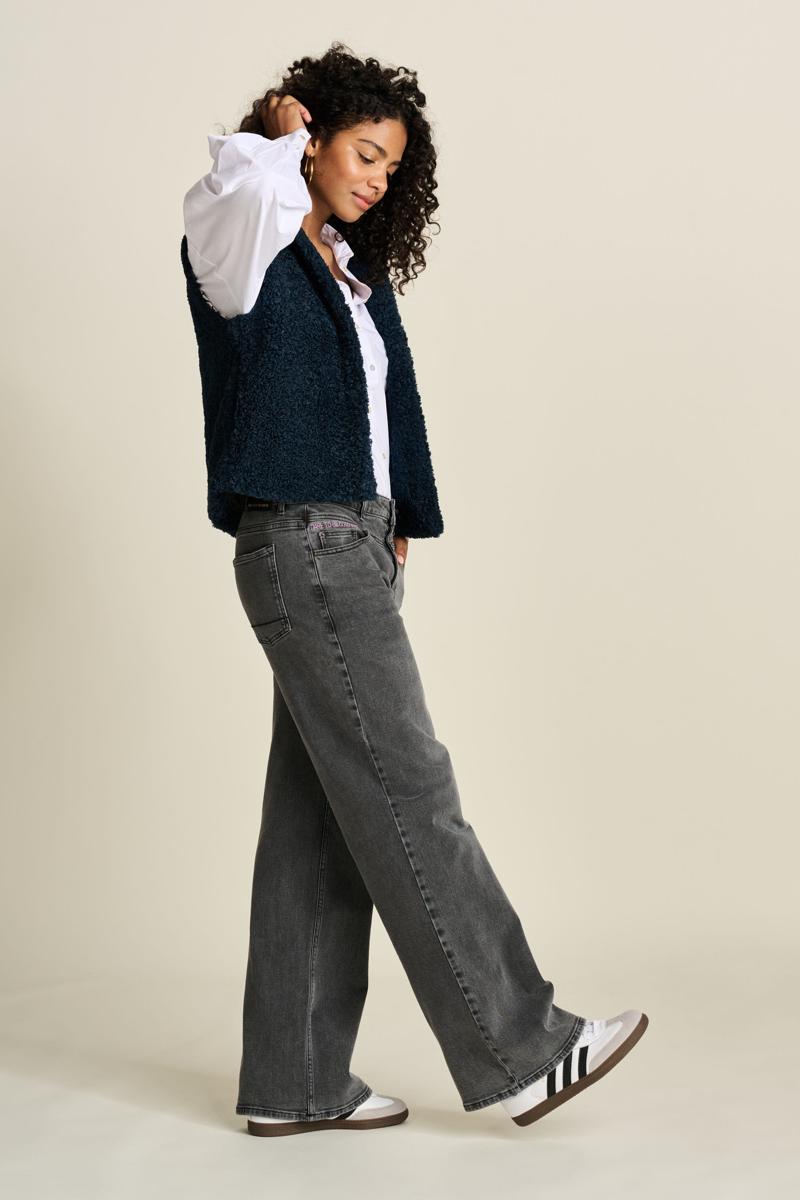 POM Amsterdam Gilet SP7342 Blauw 4