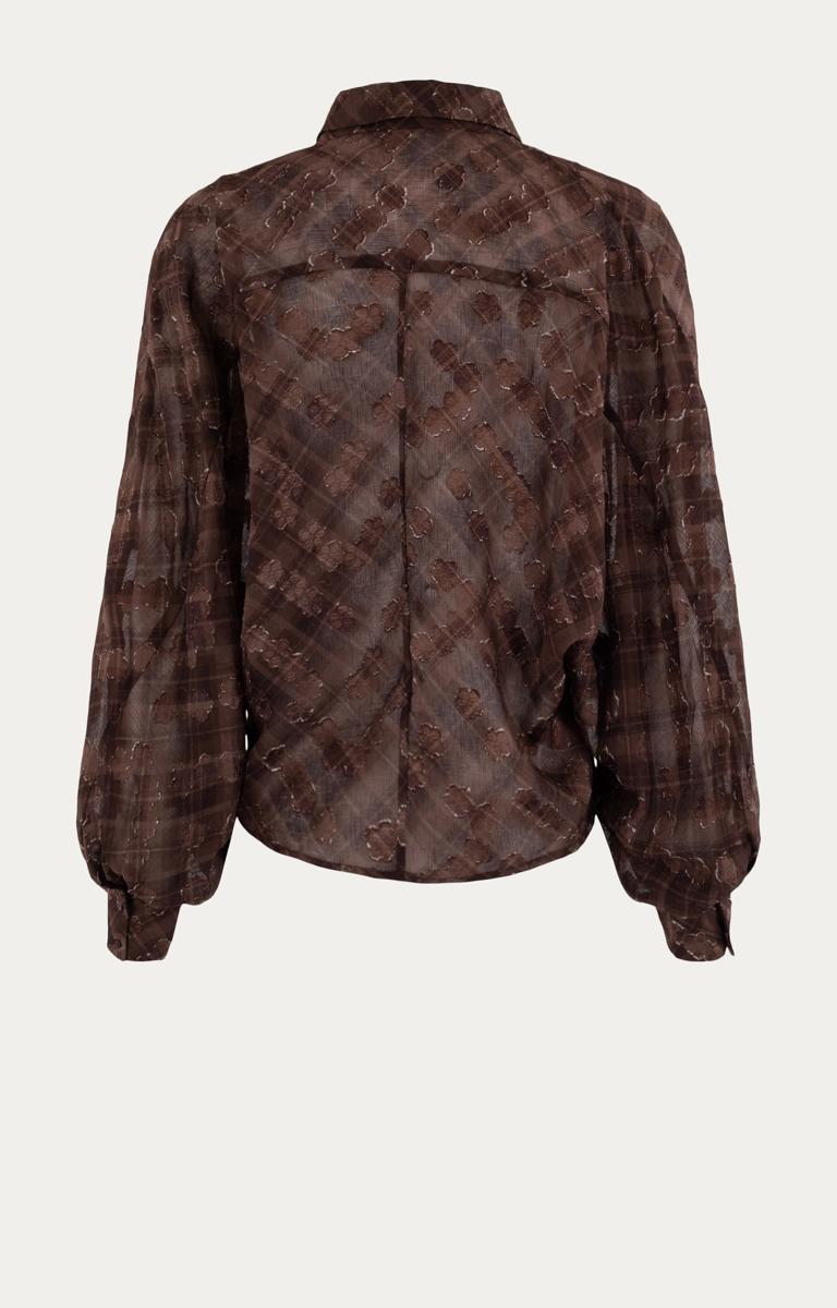 Anna Blouse 80a05-03845 Bruin 2
