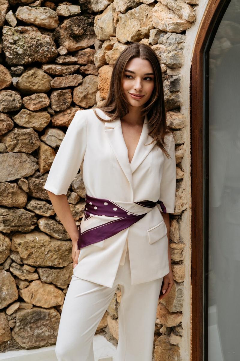 &Co Woman Sjaal AC101 Paars 6