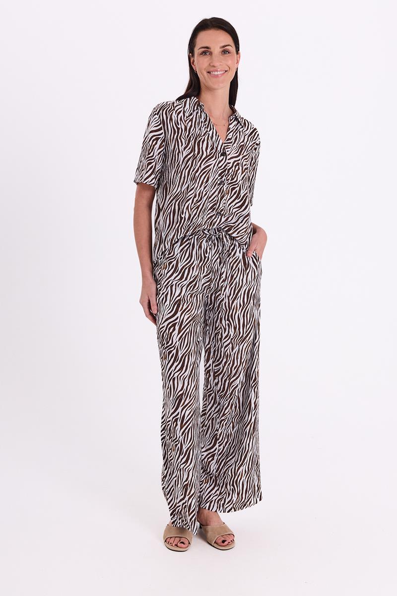 Freequent Blouse Mele Bruin 5