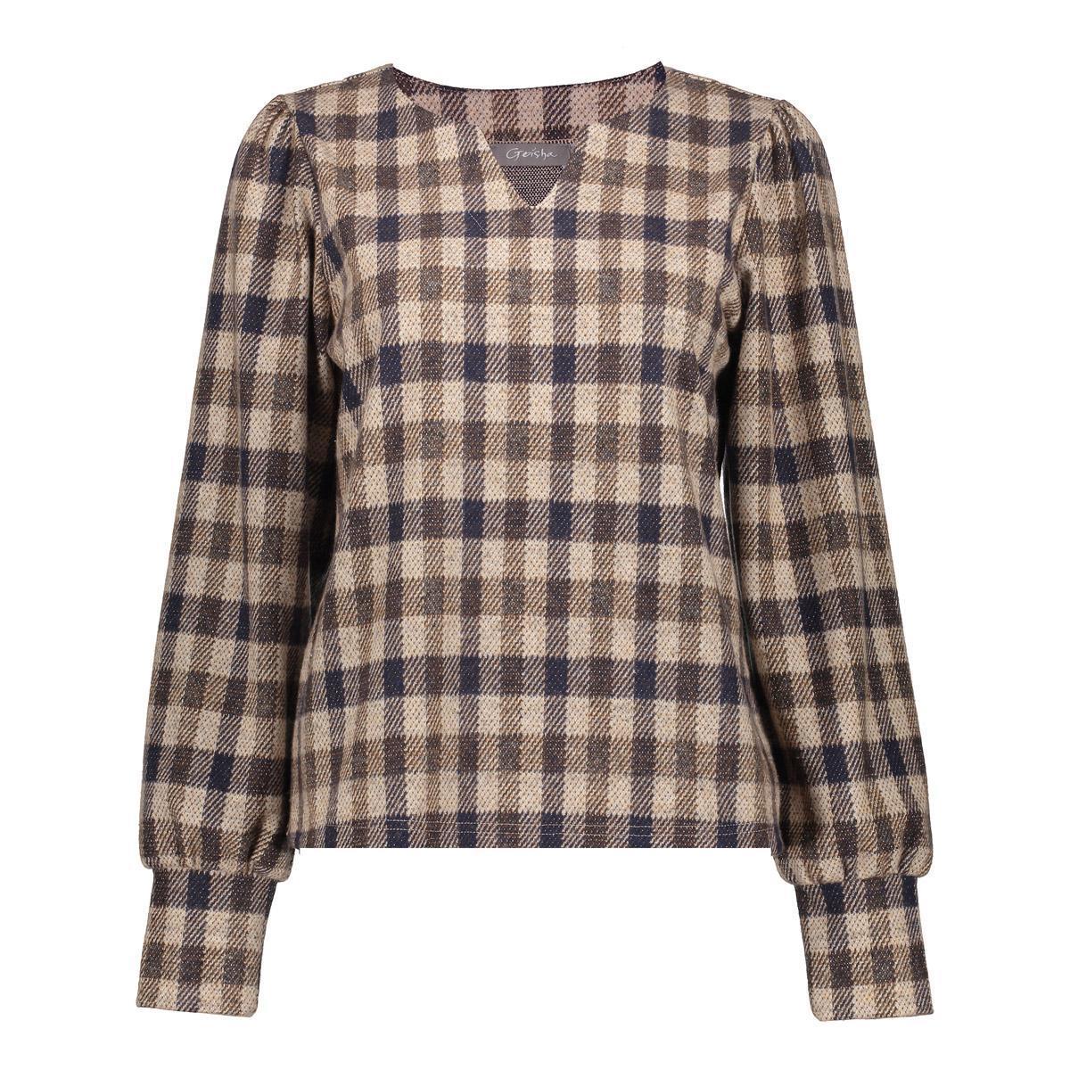 Geisha Blouse 53962-20 Bruin 2