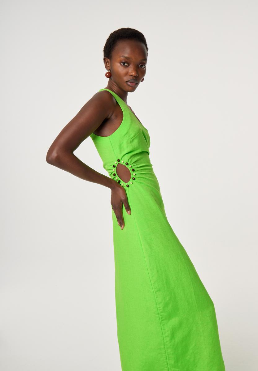 Fabienne Chapot Jurk Mandara Dress Groen 5
