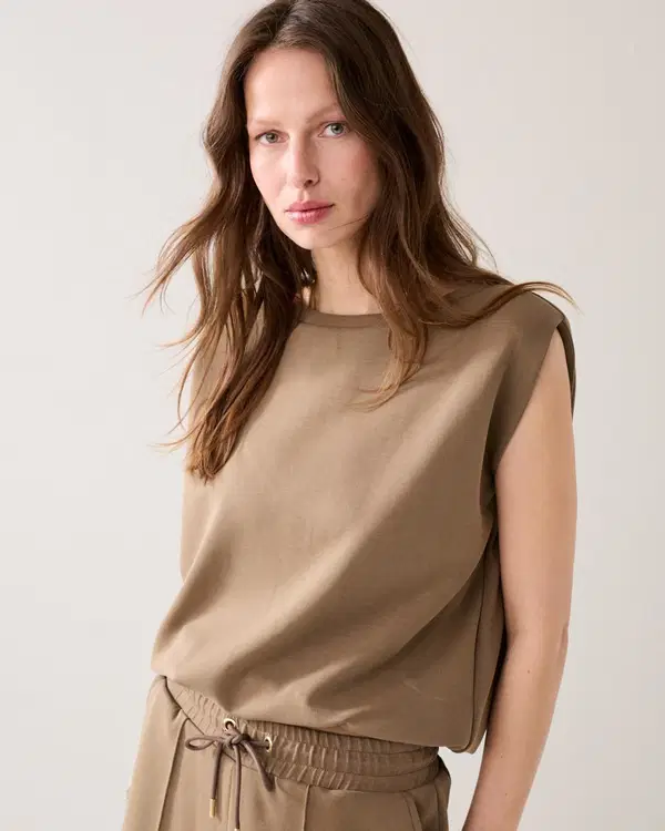 Summum T-Shirt 3s5265-30606 Taupe 1
