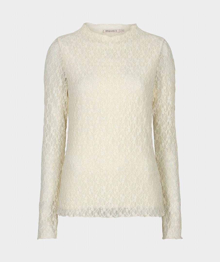 EsQualo Longsleeve F26.30504 Off-White 3