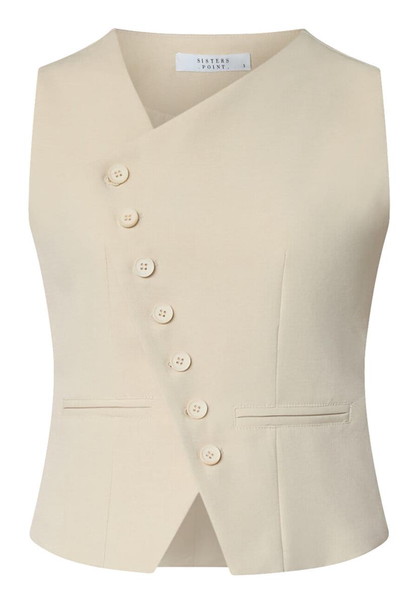 Sisters Point Gilet Gata-Ve2 Off-White 2