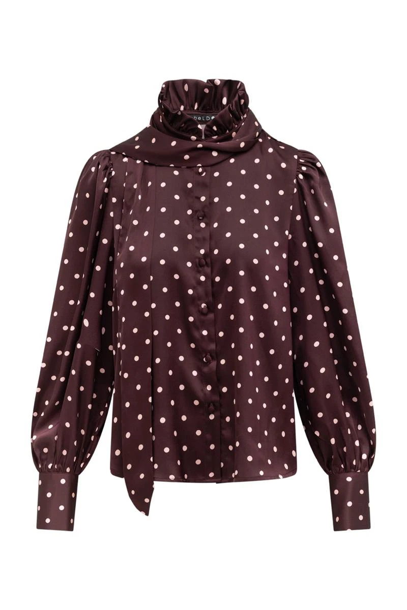 Label DOT Blouse 2621036 Paars 4