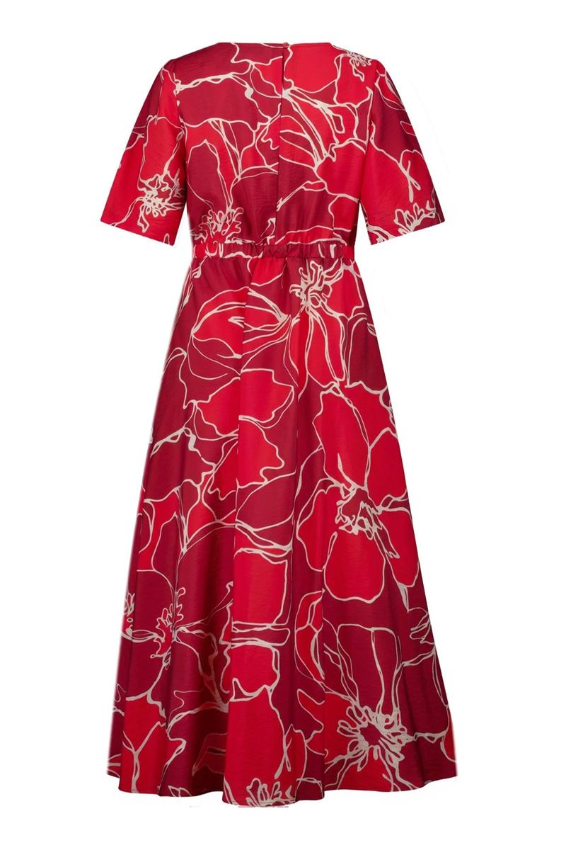 Studio Anneloes Jurk Fransje Flower Rood 3