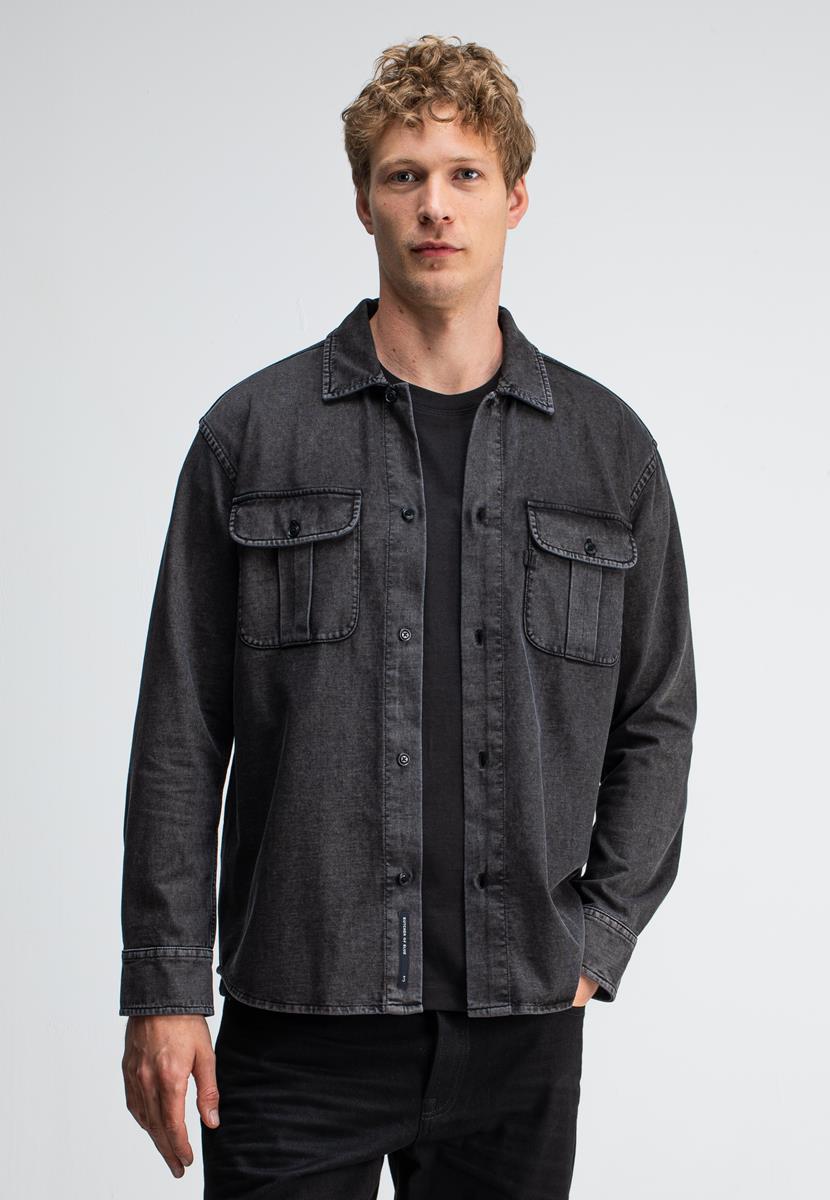 Butcher of Blue Overshirt M2524016 Grijs 1