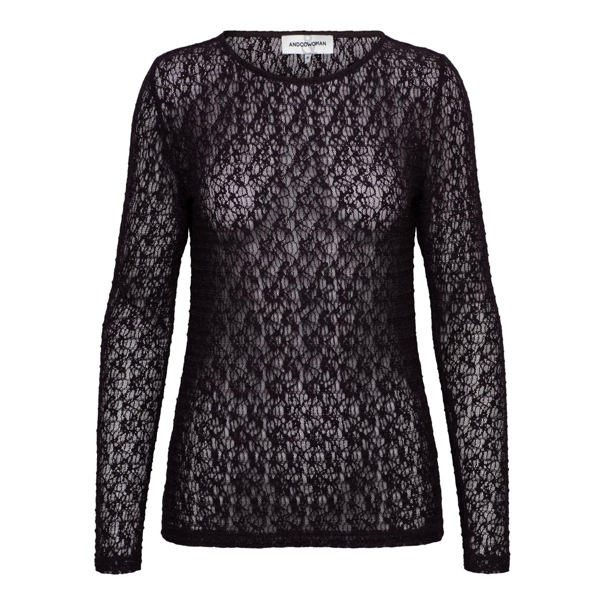 &Co Woman Longsleeve TO390 Paars 1