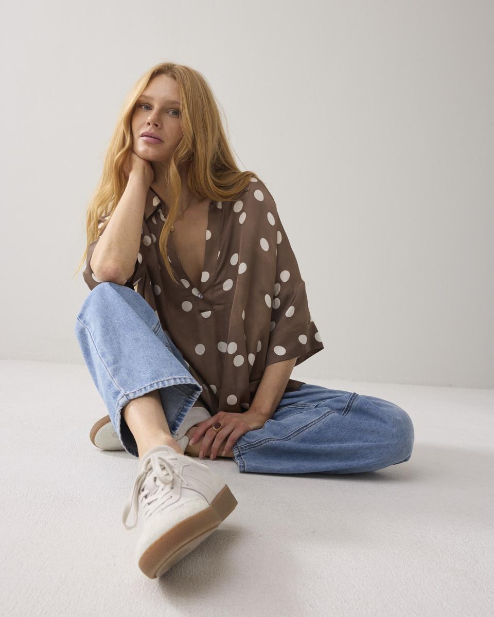 Summum Blouse 2s3413-12381 Taupe 1
