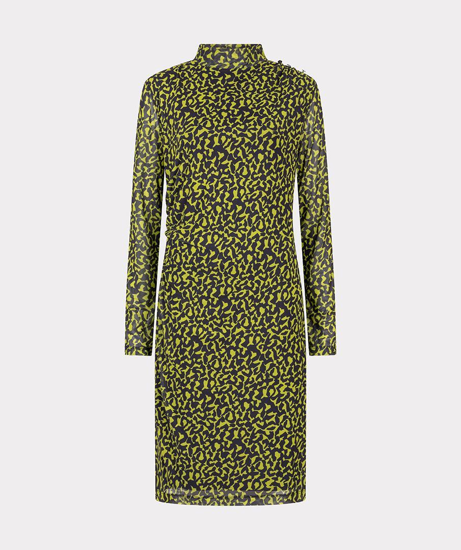 EsQualo Jurk F25.30506 Groen 2