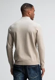 Butcher of Blue Trui Clifden Halfzip Beige 3
