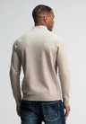 Butcher of Blue Trui Clifden Halfzip Beige 3