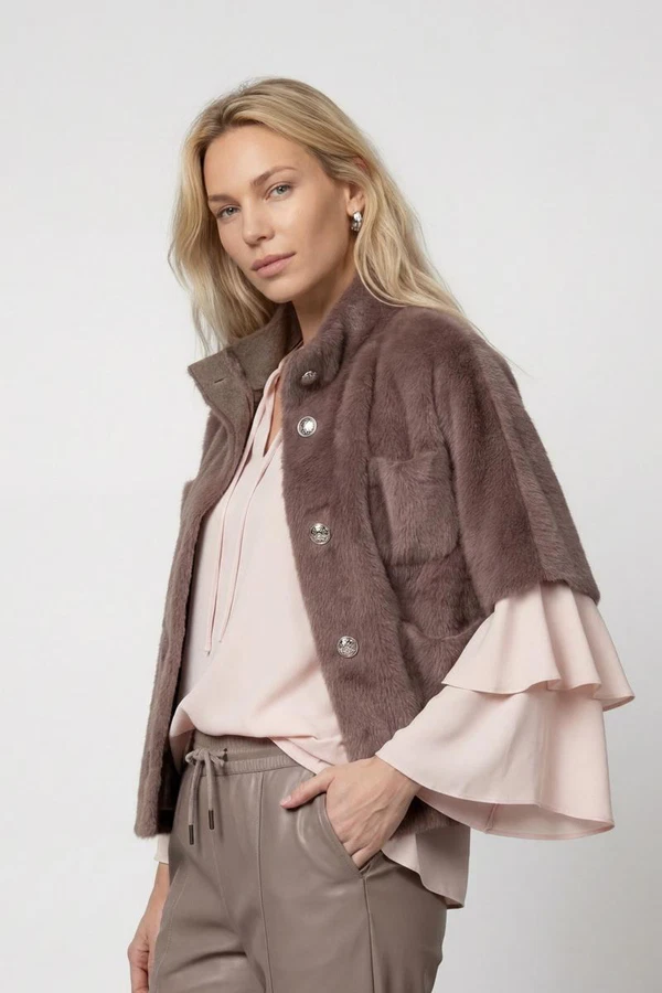 Monari Vest 809998 Taupe 1