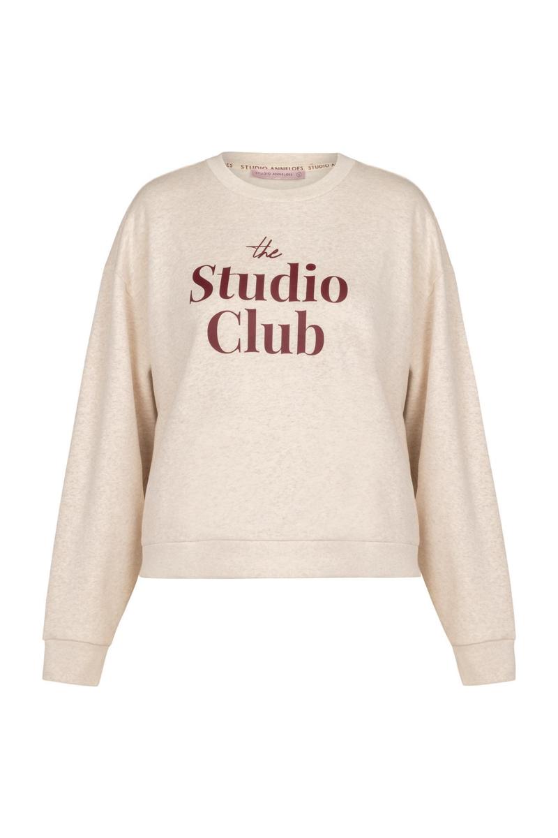 Studio Anneloes Sweater Puck studio sweat Off-White 1