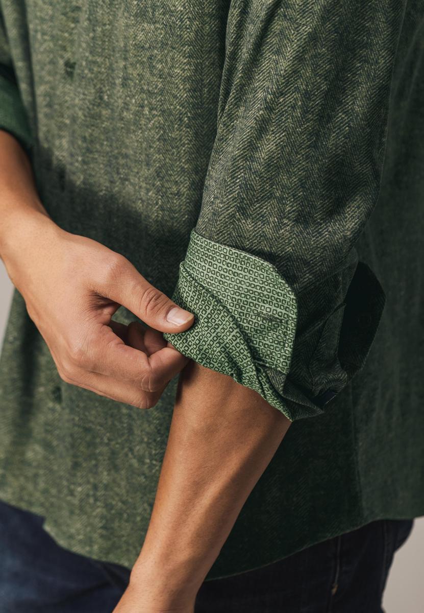 State of Art Overhemd 214-25287 Groen 6