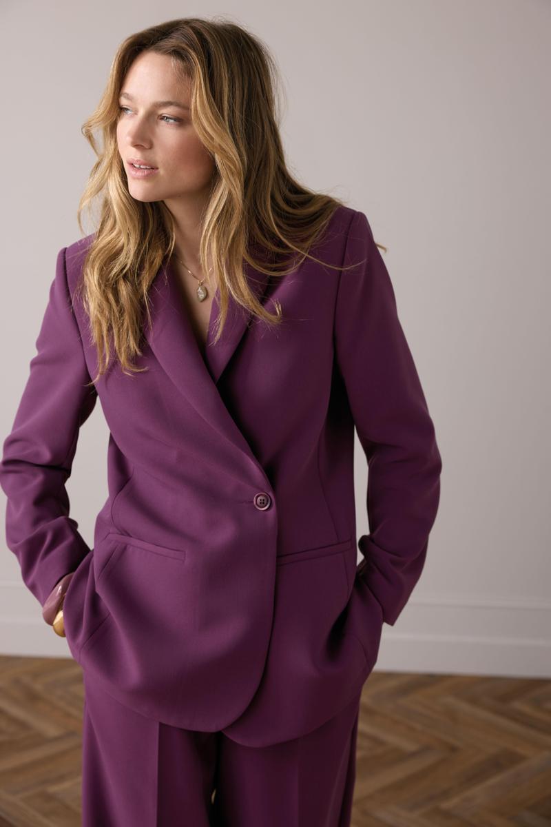 Summum Blazer 1s1264-11680 Paars 1