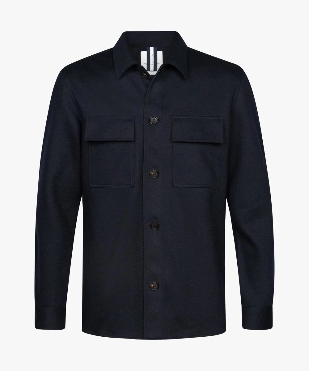 Profuomo Overshirt PPXF30001 Blauw 3