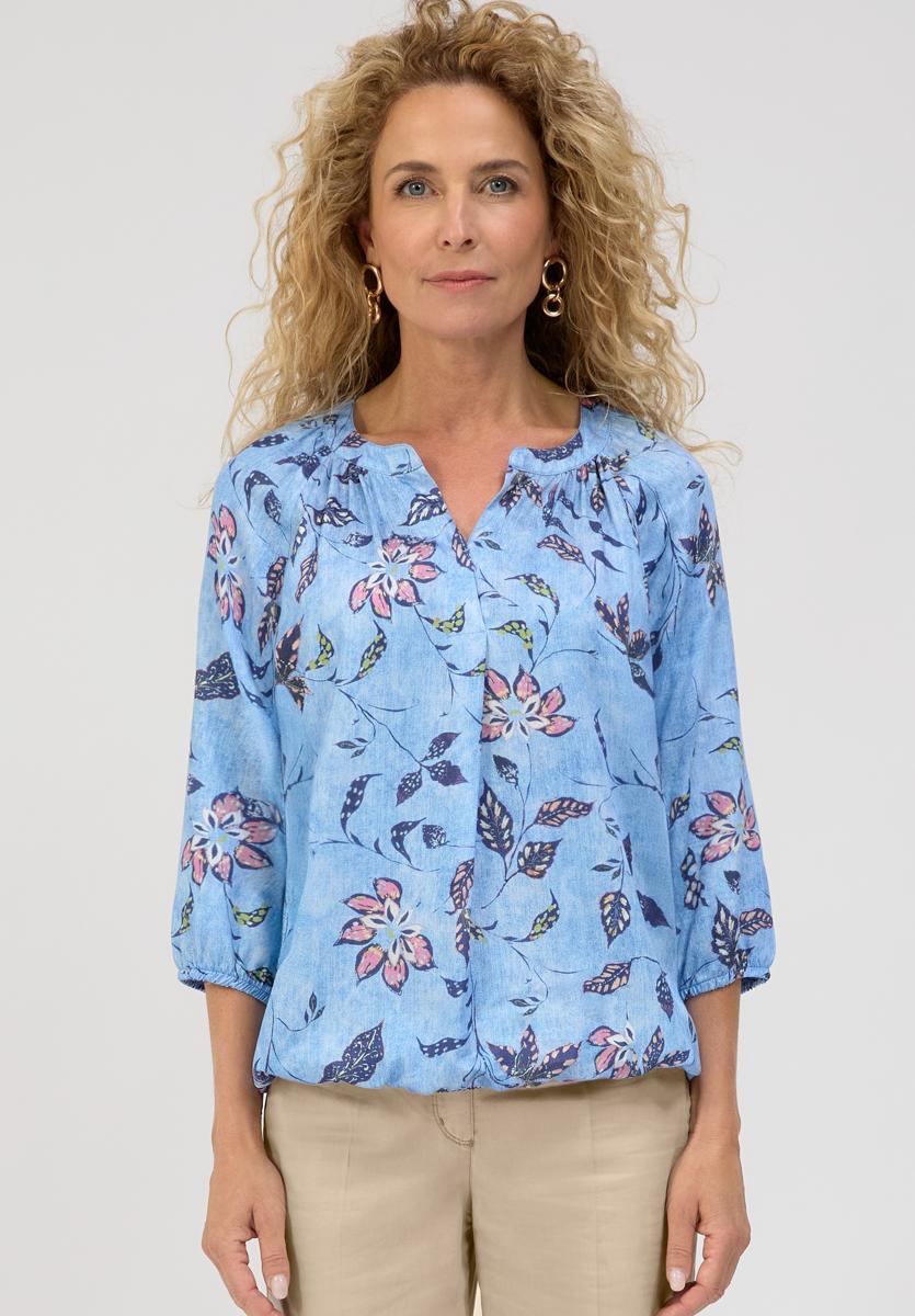 Bianca Blouse Rana Blauw 1