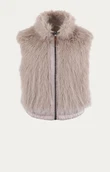 Moscow Gilet Jente Taupe 1