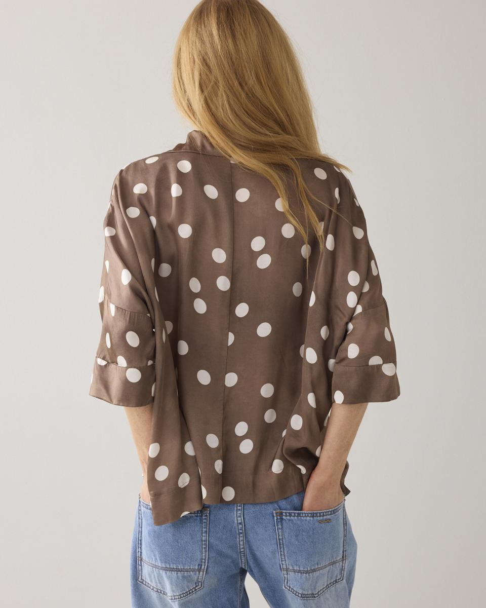 Summum Blouse 2s3413-12381 Taupe 3
