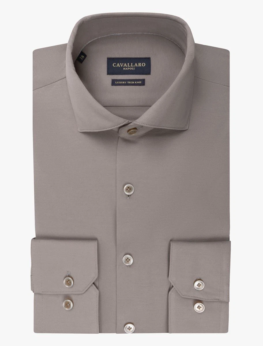 Cavallaro Overhemd Compattio Taupe 2