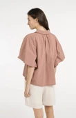 YAYA Blouse 01-201220-605 Roze 3
