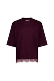 Studio Anneloes T-Shirt Fiore lace tee Paars 1