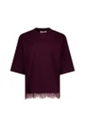 Studio Anneloes T-Shirt Fiore lace tee Paars 1