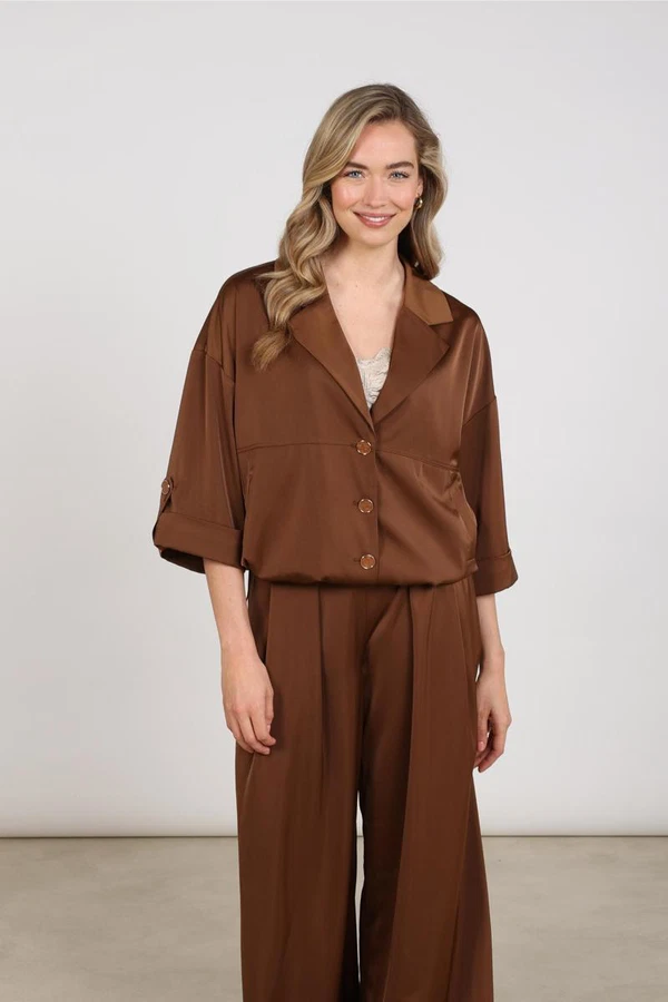 NUKUS Blazer NKF13091 Bruin 1