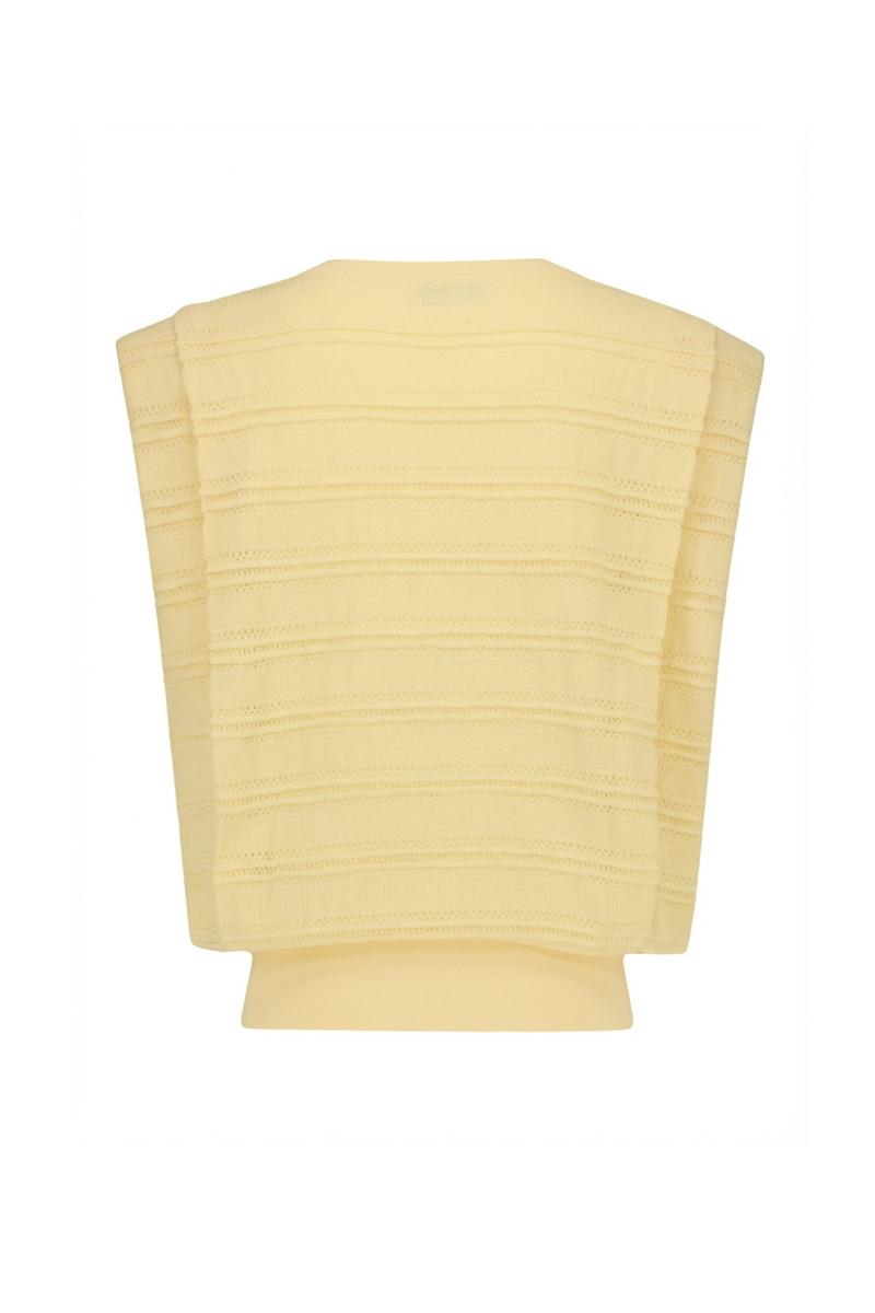 Studio Anneloes Trui Leona knitted top Geel 4